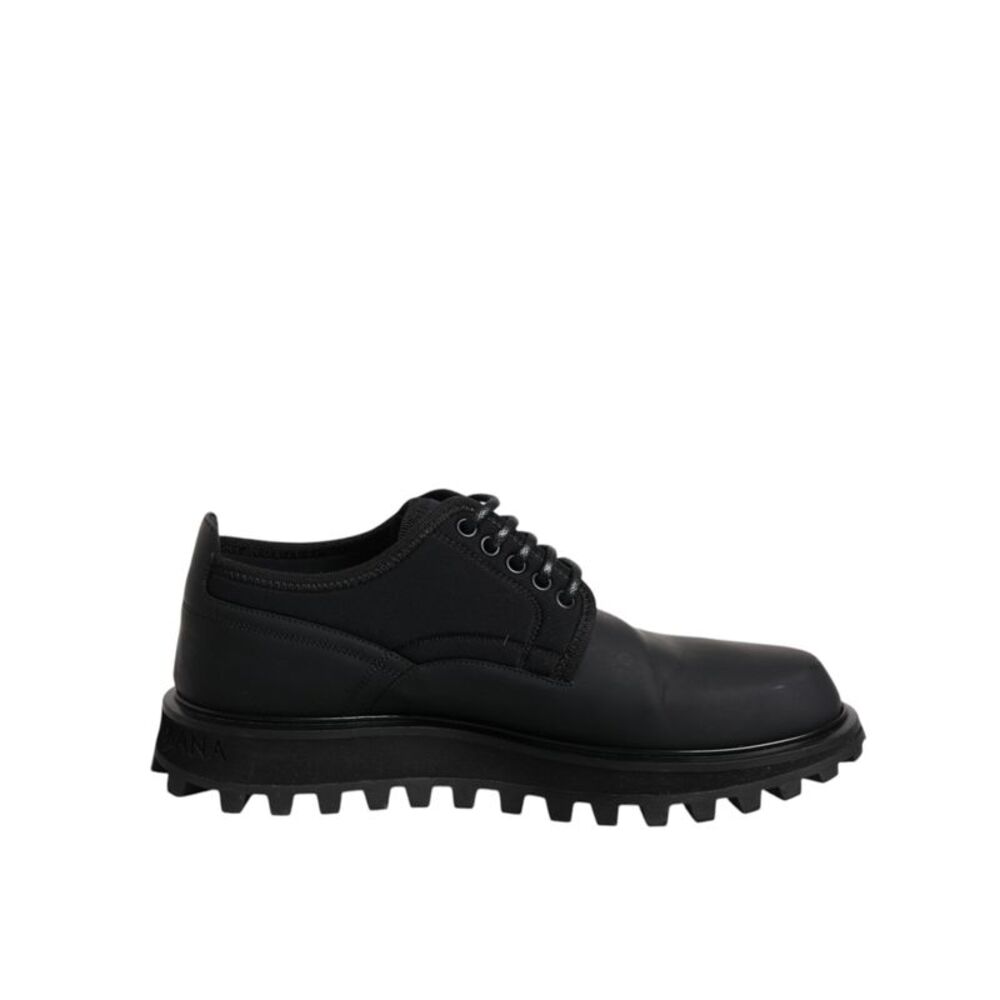 Dolce & Gabbana | Shoes | Dolce Gabbana Black Leather Lace  display picture 2